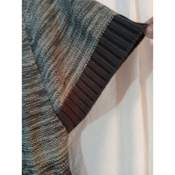 NWT Sonoma Life +style Shawl Cardigan Sweater 3button Light/ Dark Grays Womens M - Picture 5 of 16